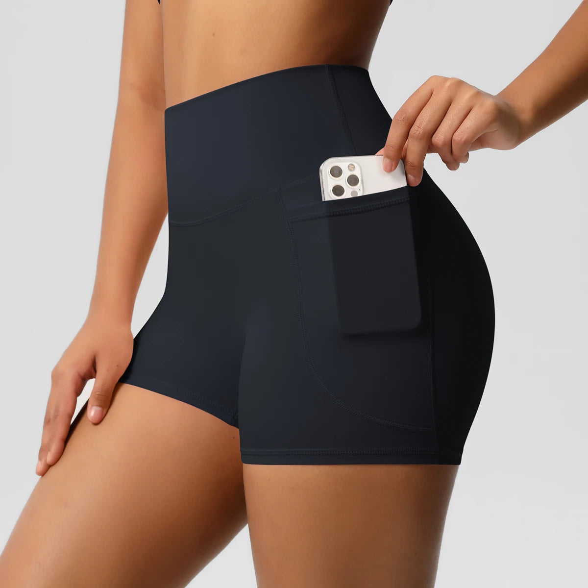 Short de sport pour femmes avec poche, Legging de Yoga, résistant aux squats, taille haute, Fitness, serré, séchage rapide, cyclisme, entraînement, gymnastique